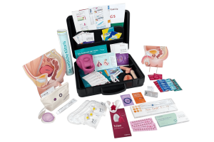 Education case with contraceptives  - Verhuetungsmittelkoffer12082025