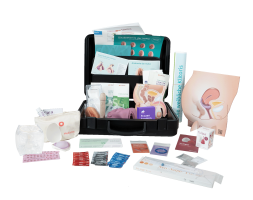 Education case with contraceptives  - Verhuetungsmittelkoffer neu