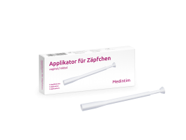 Applicator for suppositories  - applikator zaepfchen gesamt