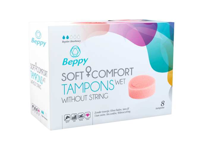 beppy tampons wet