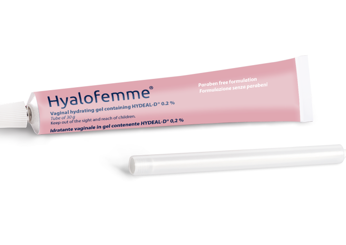 hyalofemme tube liegend