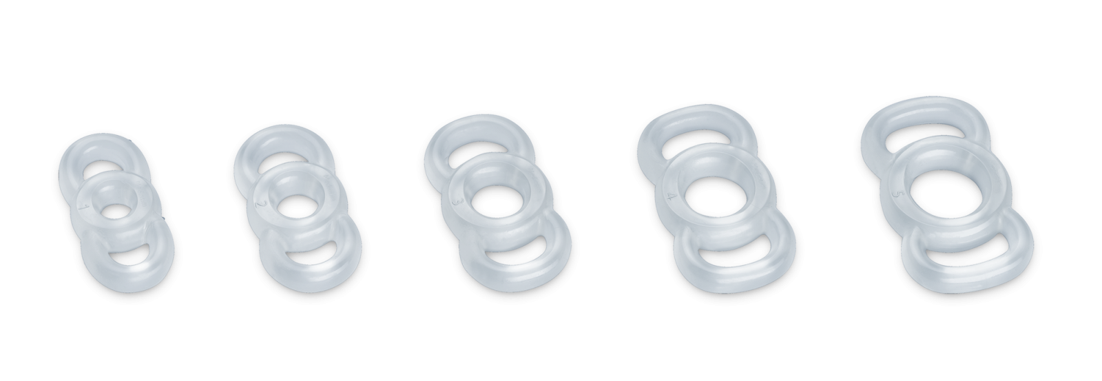 Stauringe set neu liegend